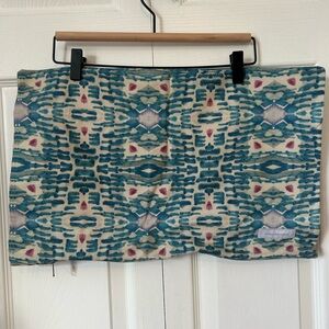 Anthropologie x Bunglo Blue and Cream Pillow Cover